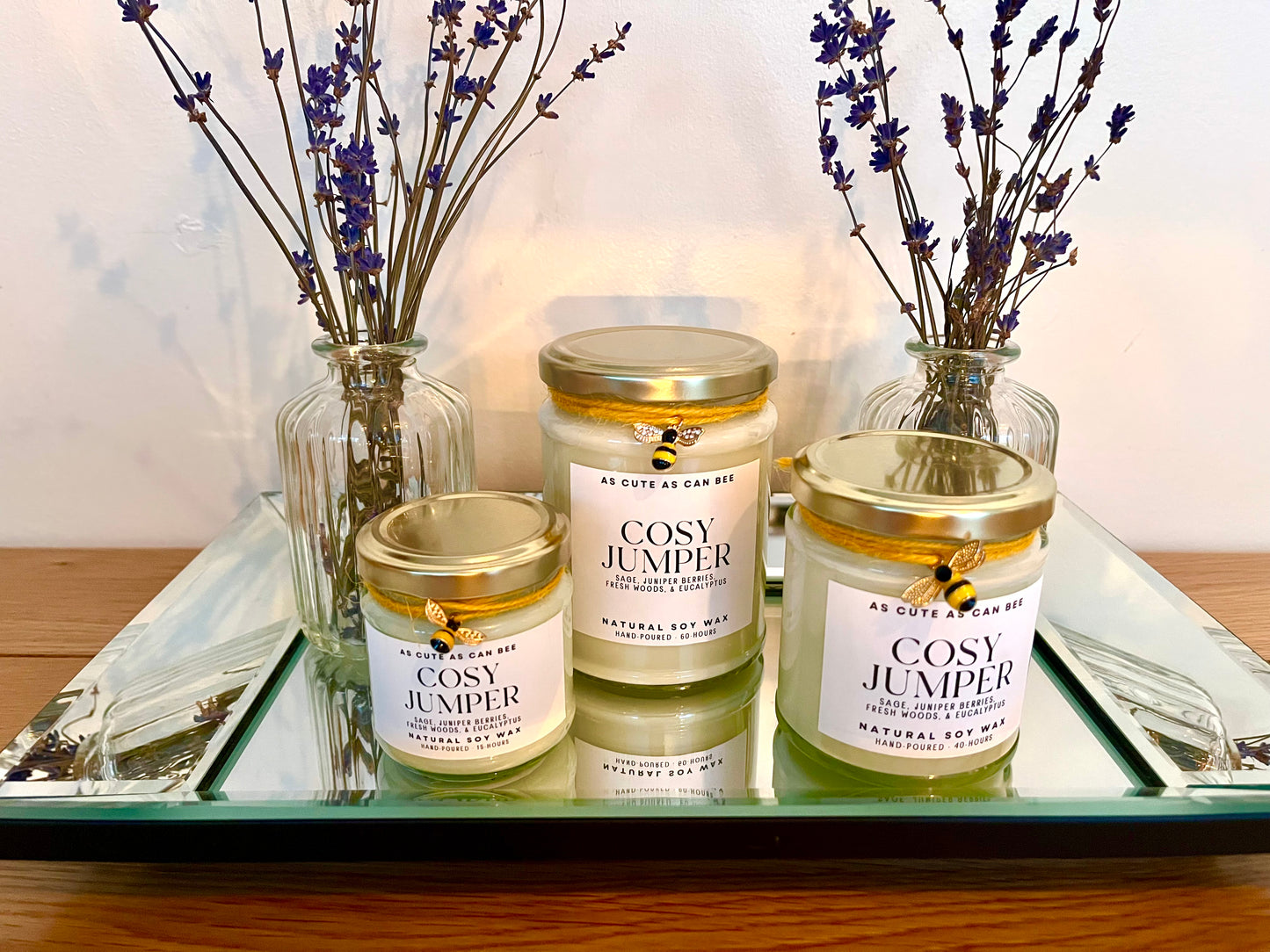 100% Natural Soy Wax Candles