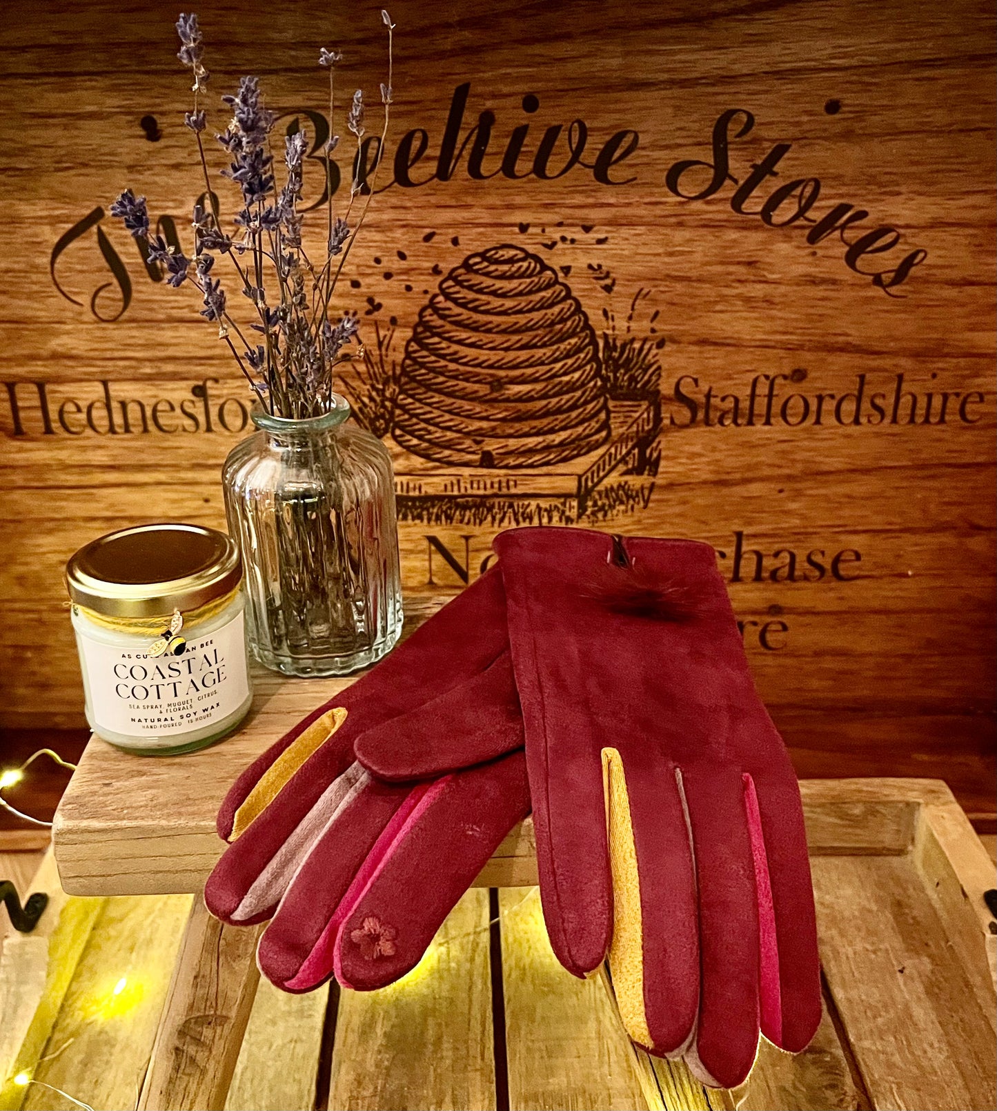 Smart Touch Velvet Feel Gloves - One Size