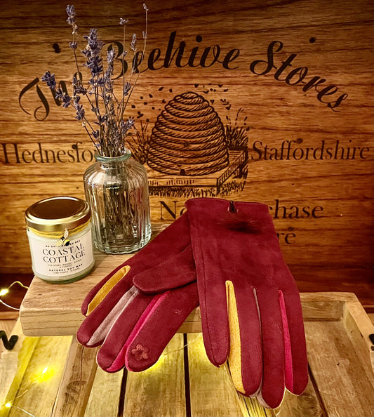 Smart Touch Velvet Feel Gloves - One Size