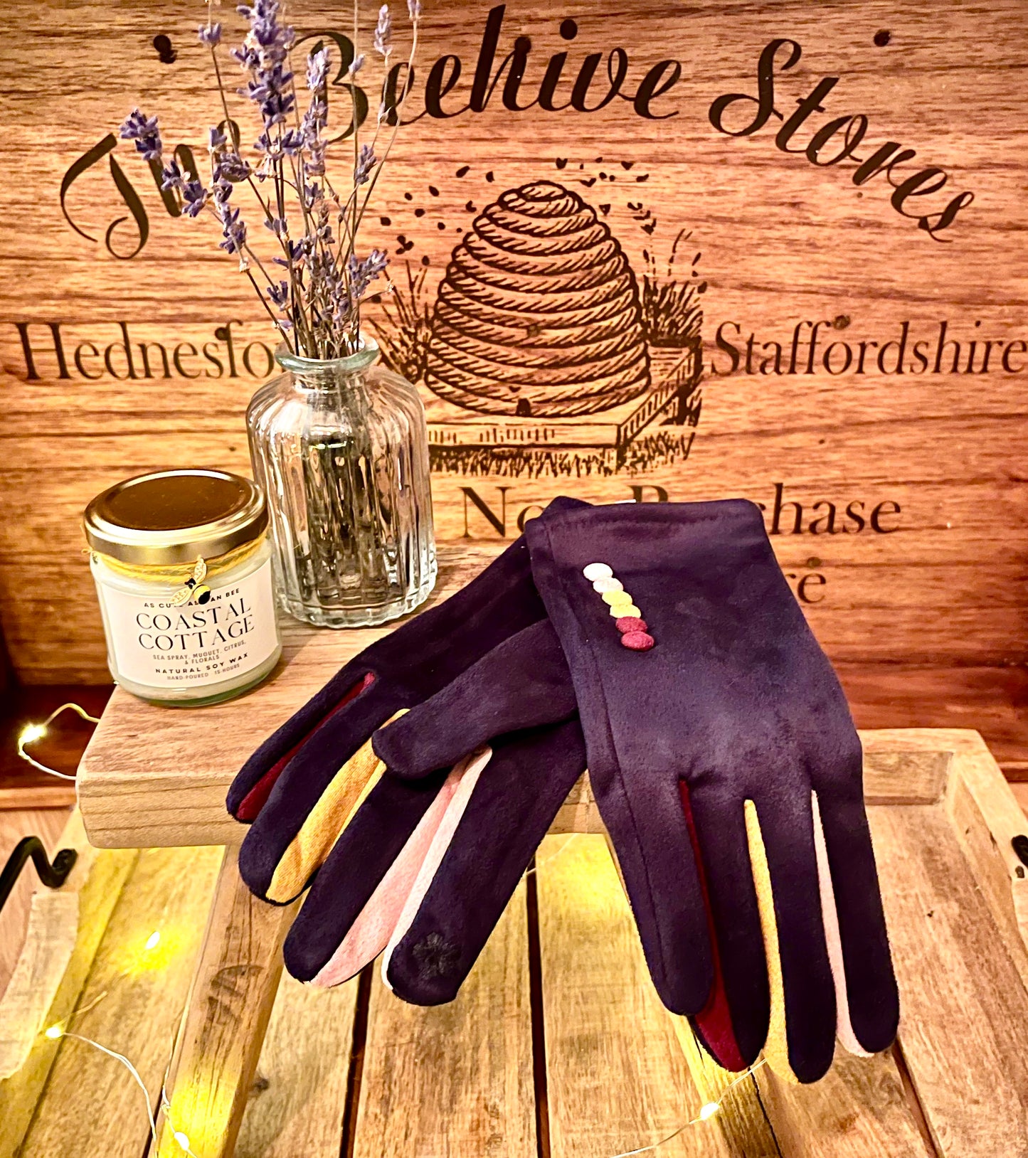 Smart Touch Velvet Feel Gloves - One Size