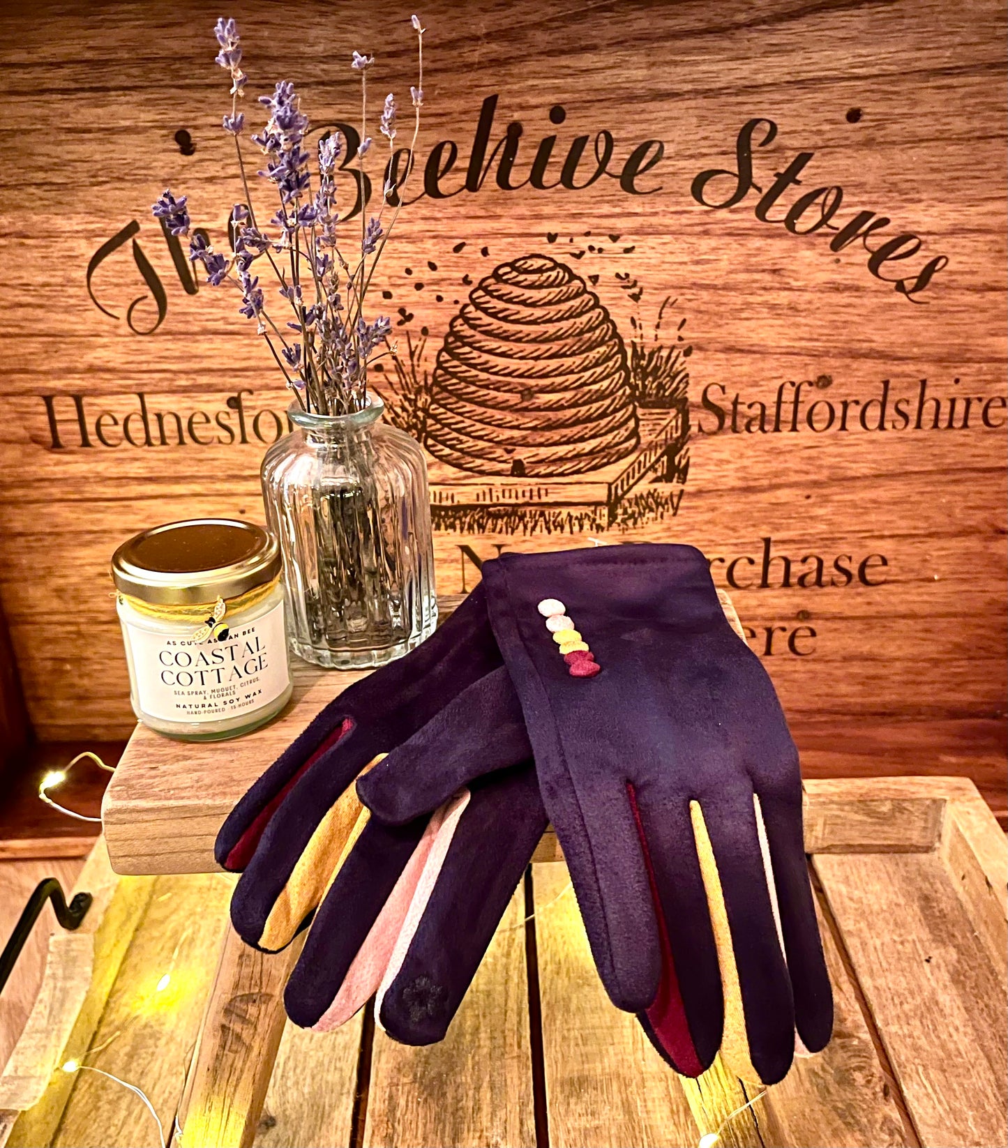 Smart Touch Velvet Feel Gloves - One Size