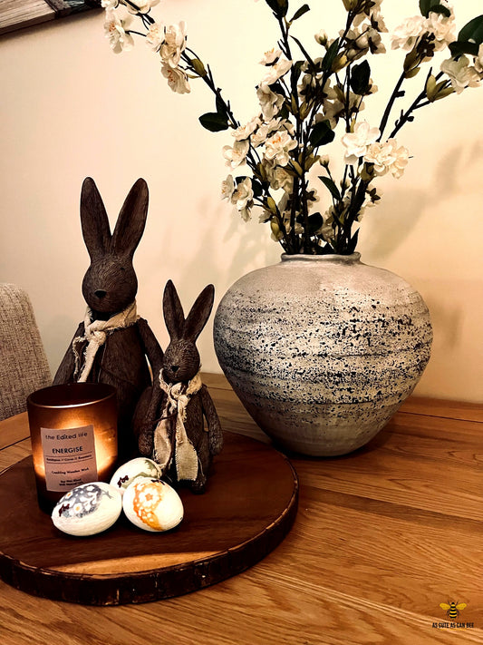 Large Regola Stone Ceramic Vase